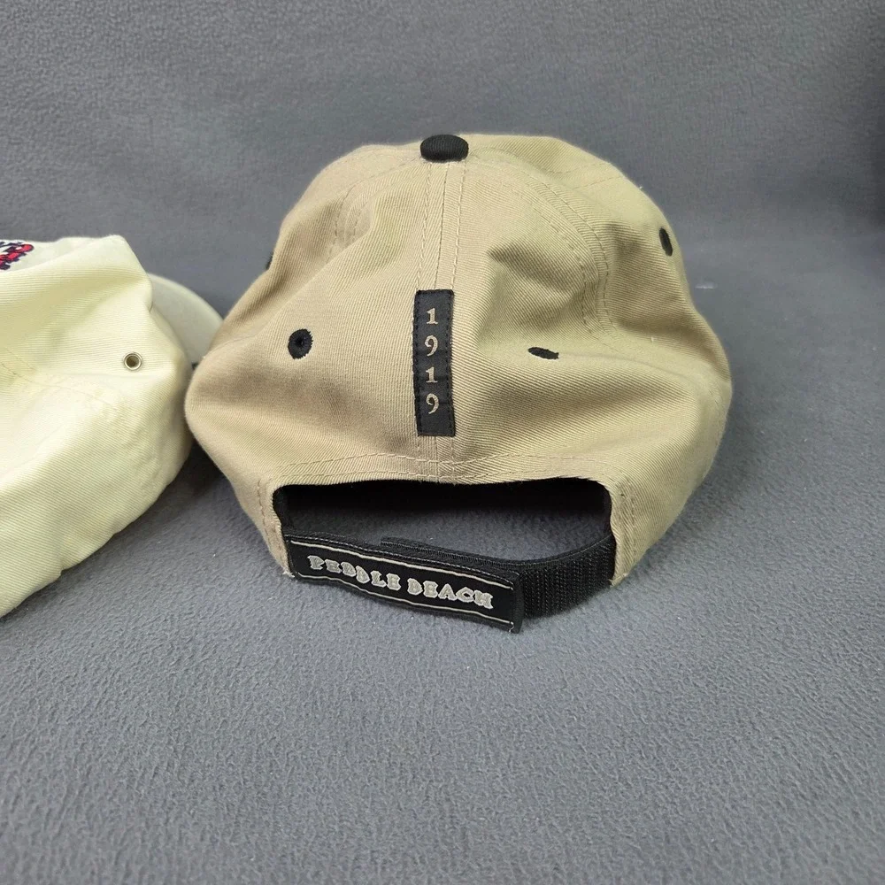 Lot of 3 TPC Pebble Beach Golf Hats PGA Multicolor Adjustable OSFA Innisbrook